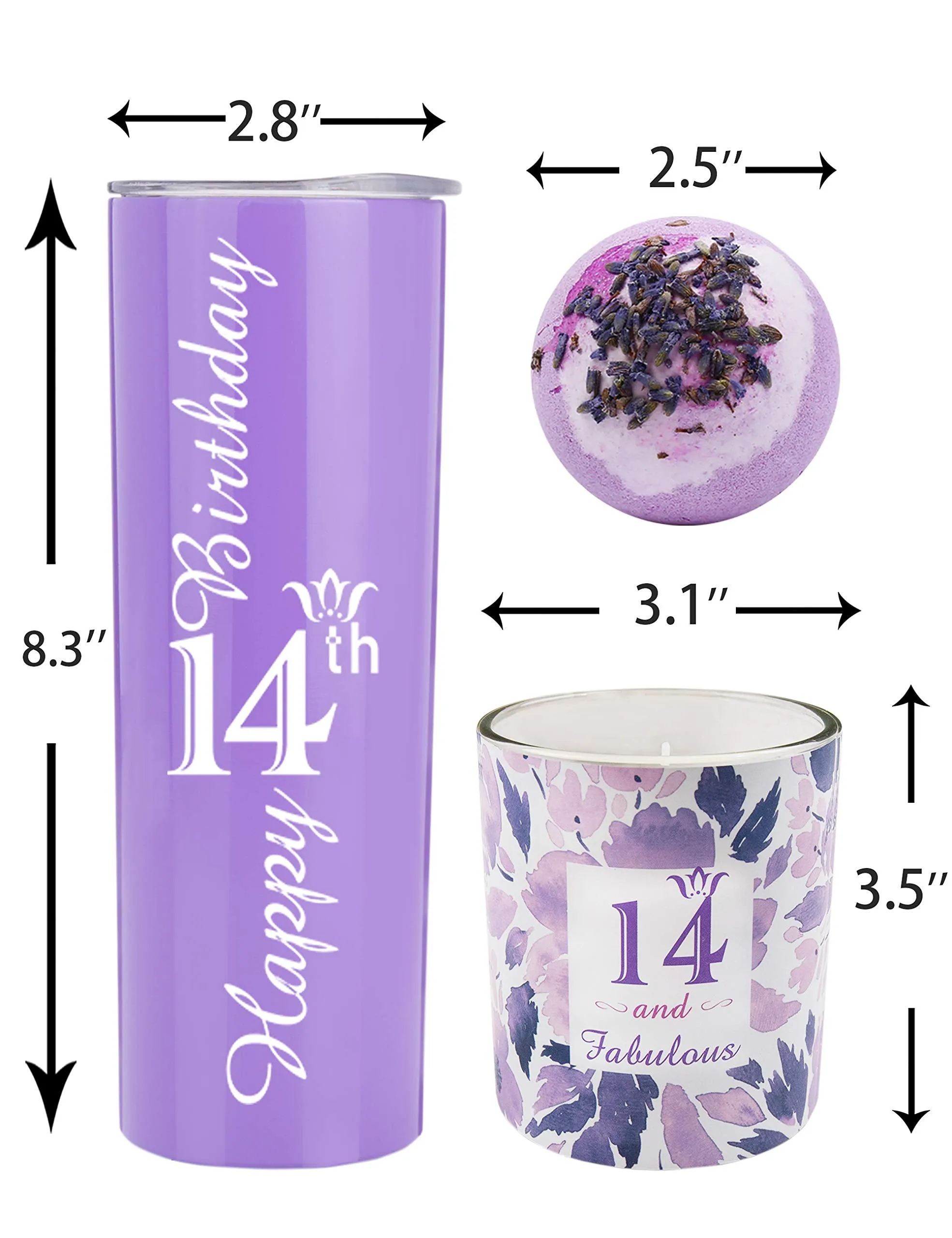 14th Birthday Tumbler, 14th Birthday Gifts for Girl, 14 Birthday Gifts, Gifts for 14th