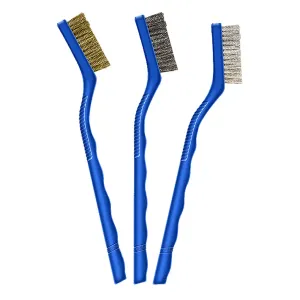 3pcs 7inch Mini Cleaning Brushes / Abrasive Brush Set