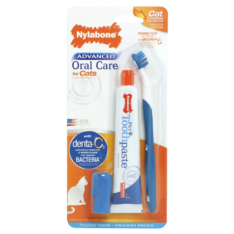 ADVANCED ORAL CARE - Dental Kit for Cats - 3-Piece Kit