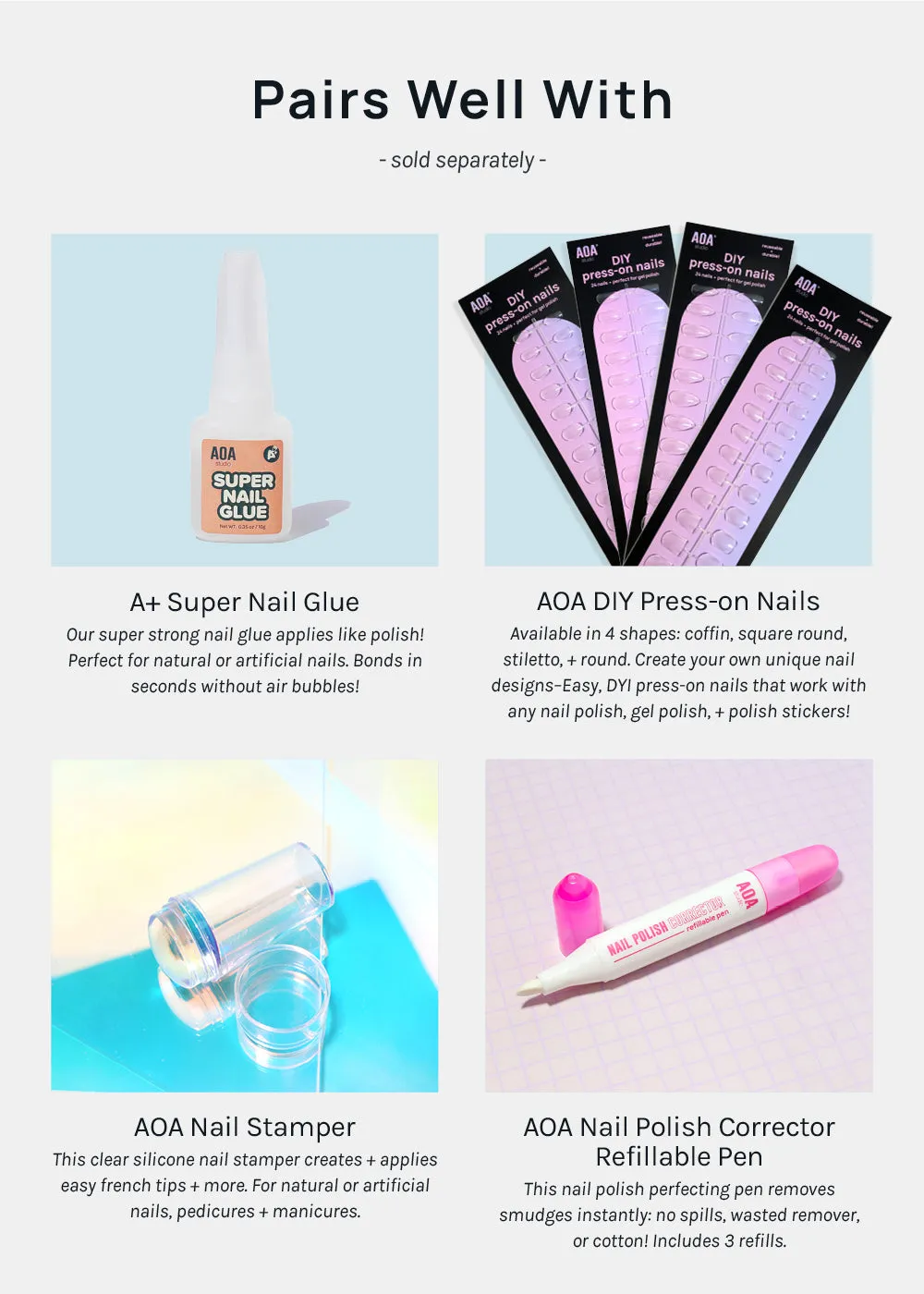 AOA Acrylic Tip Nail Clipper