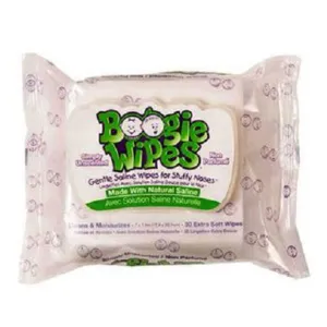 Boogie Wipes 816167011403 Saline Nose Wipe, Pack of 90