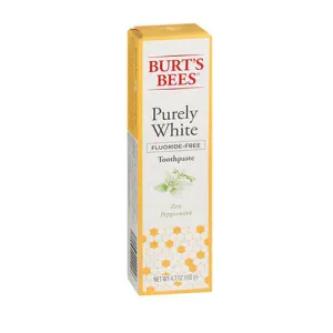 Burt's Bees Purely White Fluoride-Free Toothpaste Zen Peppermint 4.7 Oz By Burt's Bees