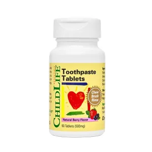 ChildLife Toothpaste Tablets Natural Berry 60 Tablet