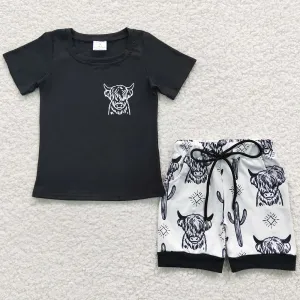 Cow Baby Boys Clothing Summer Outfits BSSO0209