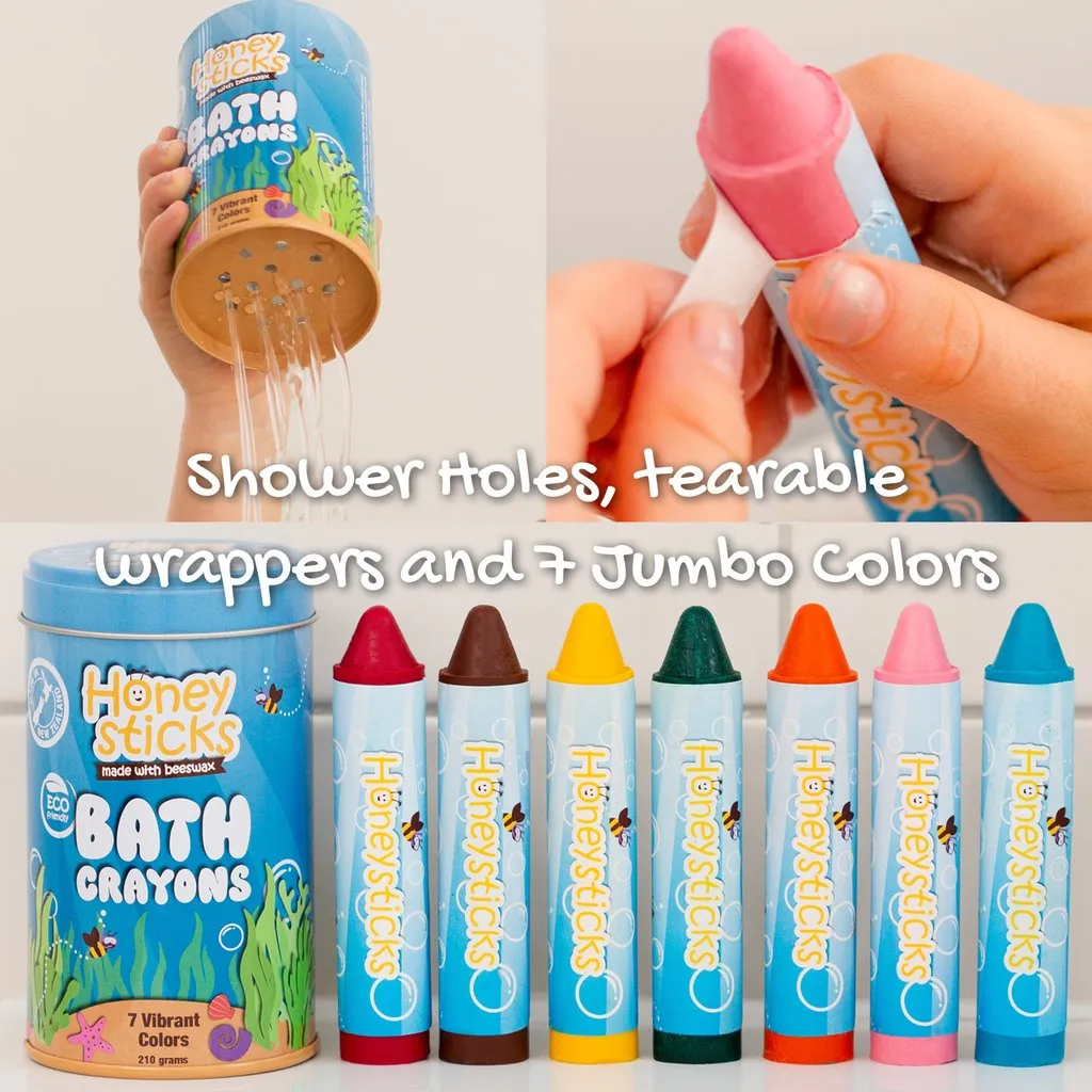 Honeysticks Bath Crayons - Natural Crayons