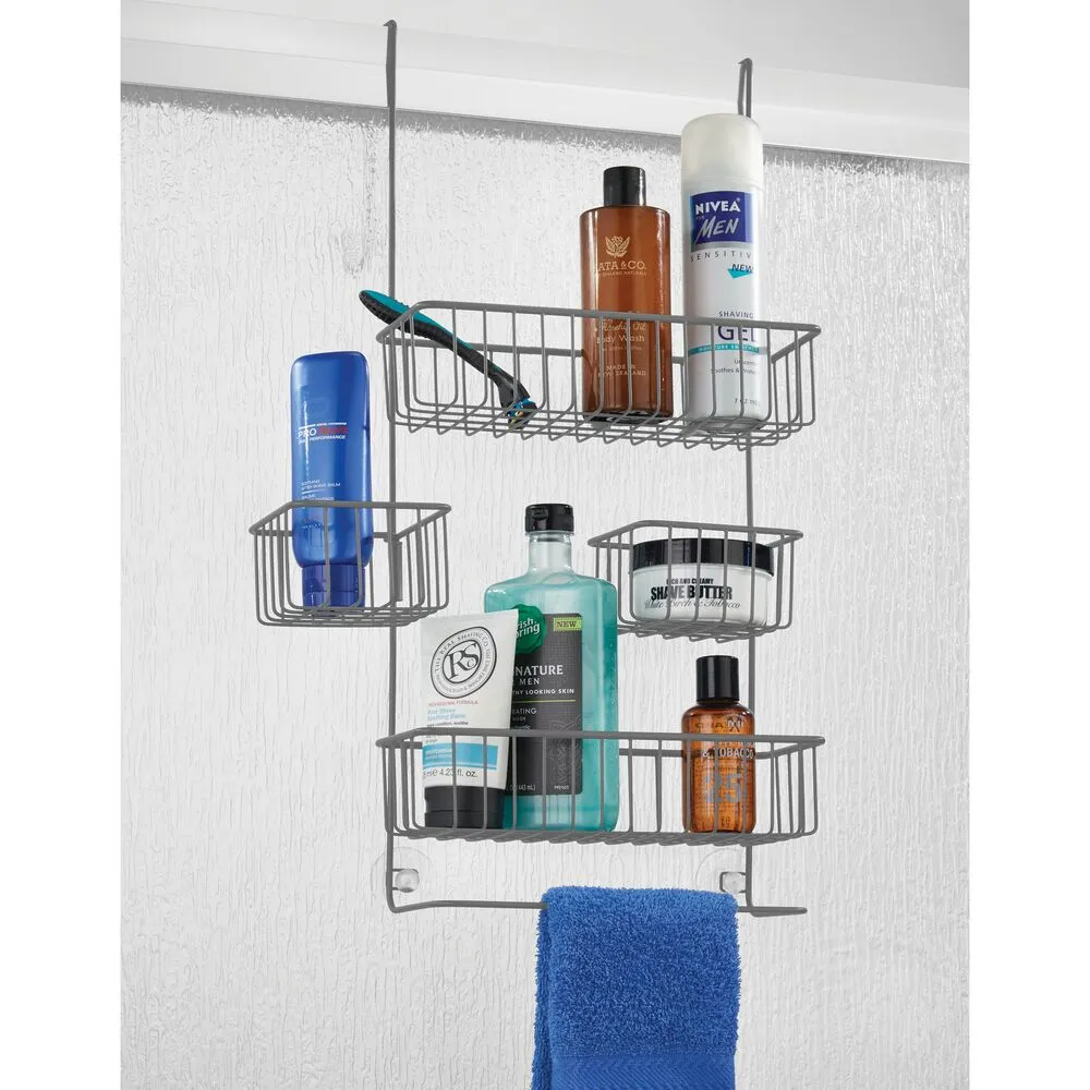 Metalo Over Door Shower Caddy Polished Chrome