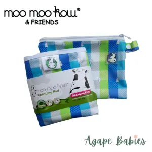 Moo Moo Kow Changing Pad Travel Size - Checkers