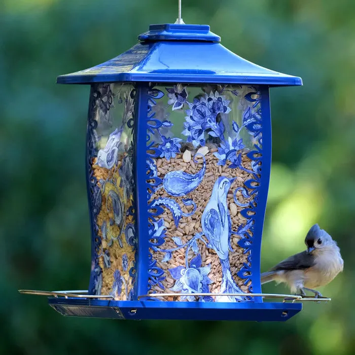 Nature's Way Paisley Sky Gazebo Metal Bird Feeder