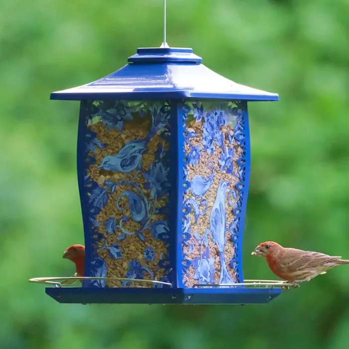 Nature's Way Paisley Sky Gazebo Metal Bird Feeder