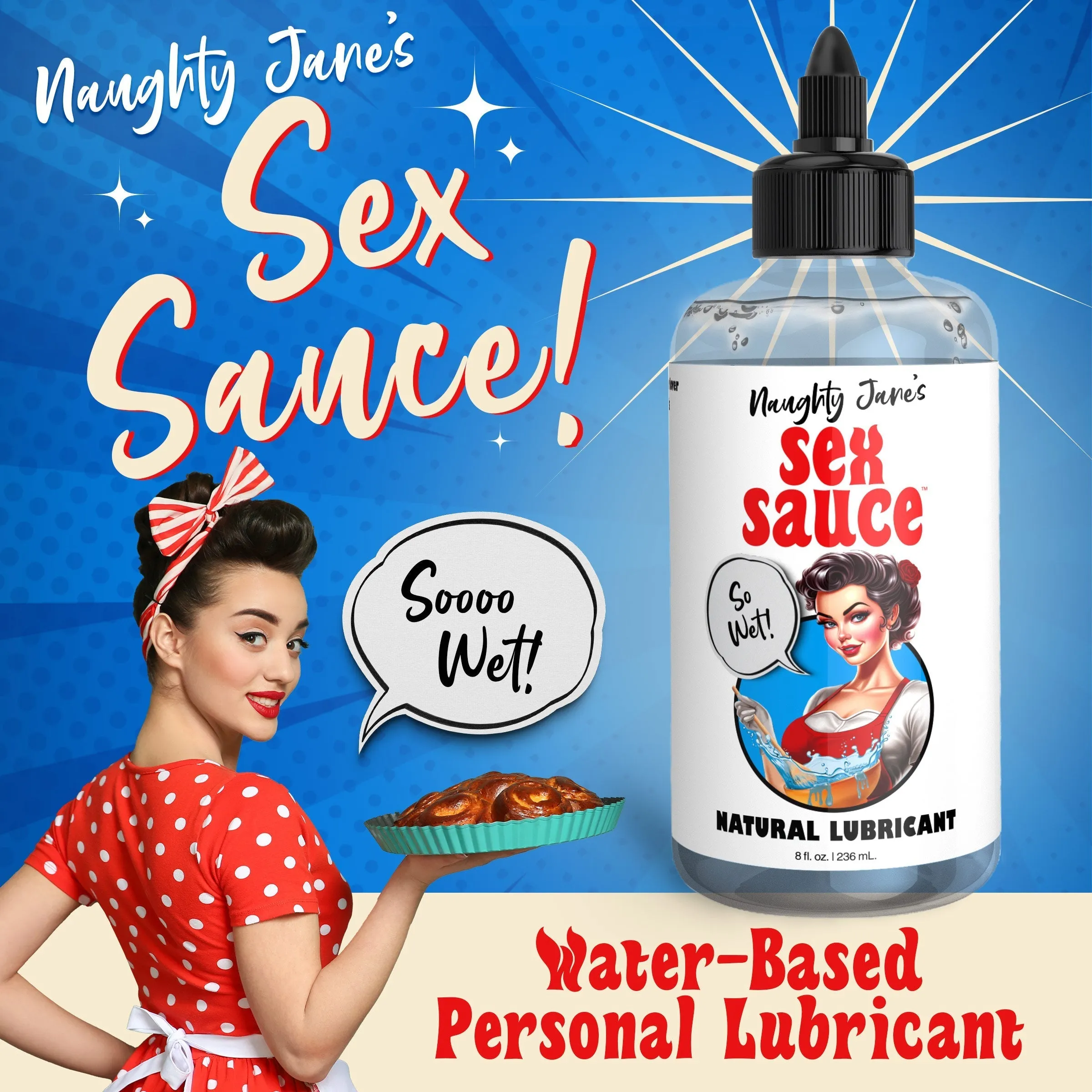 Naughty Janes's Sex Sauce Natural Lubricant