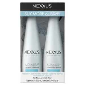 New - Nexxus Hydralight Weightless Moisture Shampoo & Conditioner Set - 13.5 fl oz/