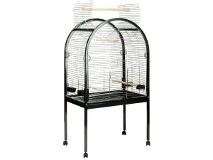 PARROT CAGE PEARL 90x55x155cm black