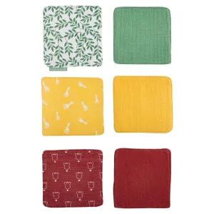 Sophie la girafe Set of 6 Reusable Baby Wipes